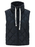 Max Mara Blaue Ärmellose Jacke aus Polyamid