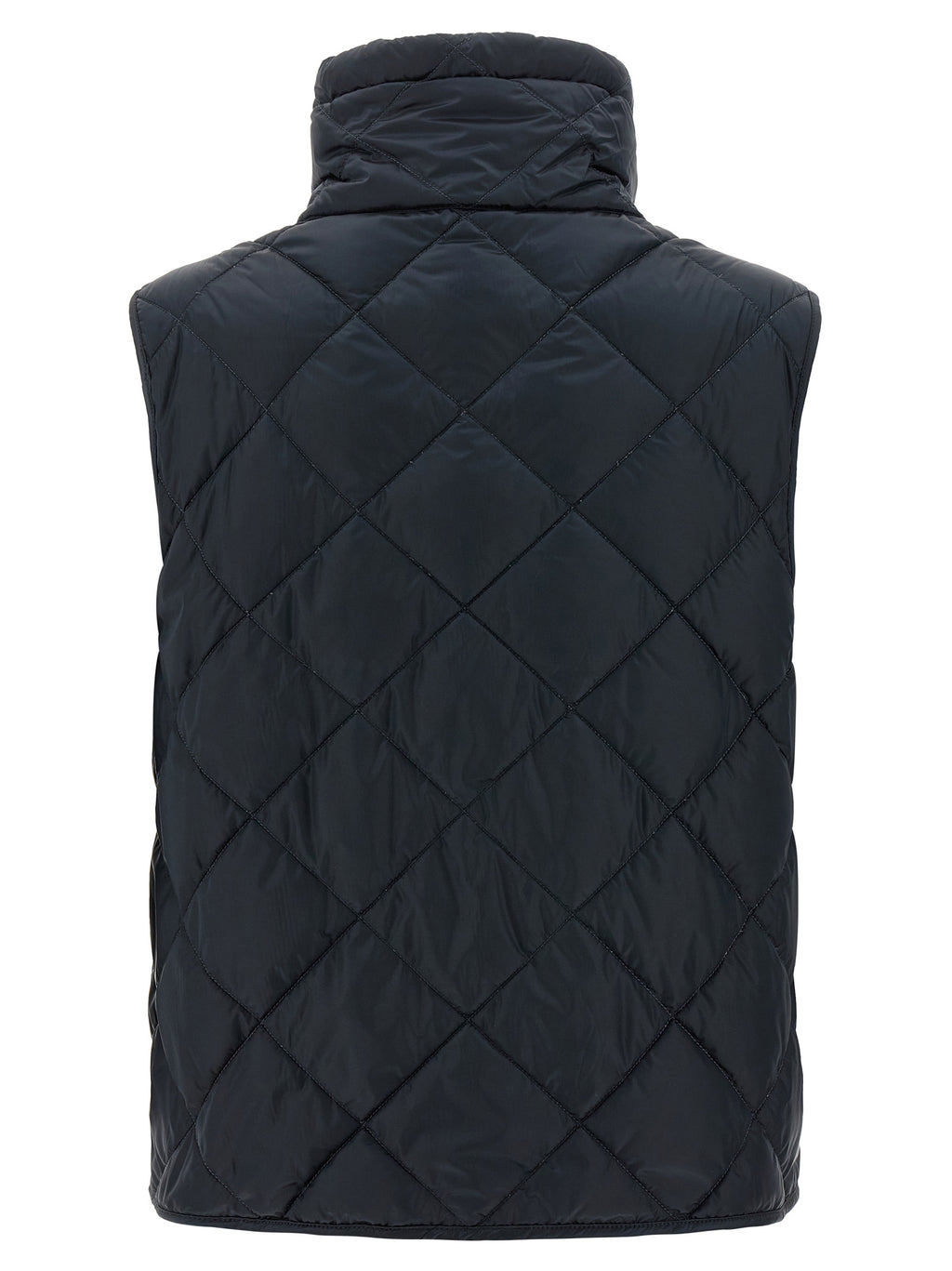 Max Mara Blaue Ärmellose Jacke aus Polyamid