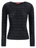 Max Mara Blauer Seiden-Cardigan