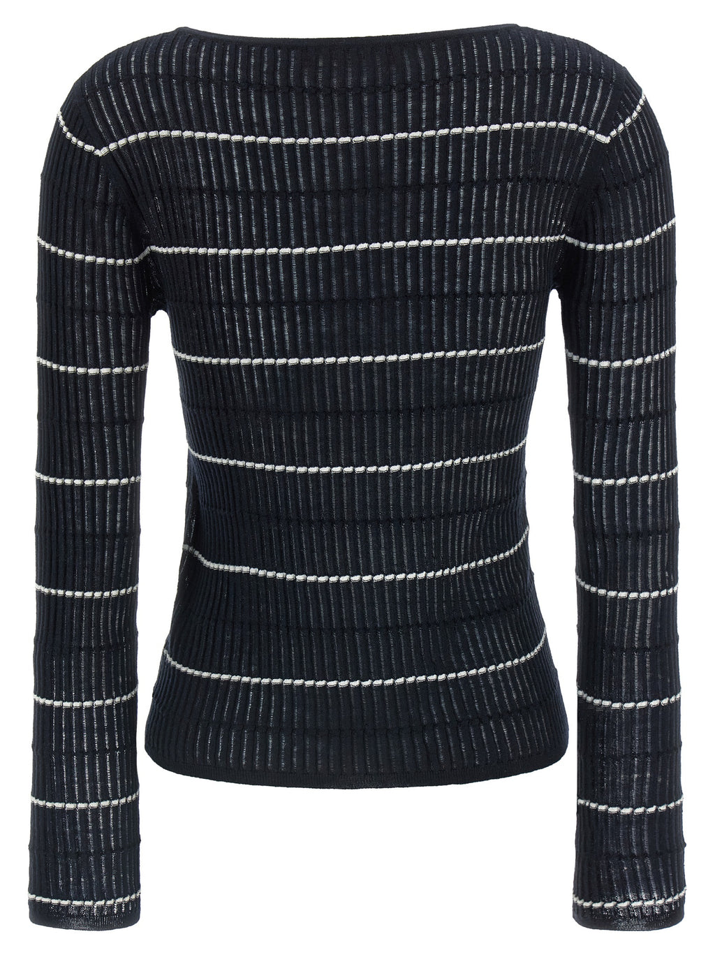 Max Mara Blauer Seiden-Cardigan