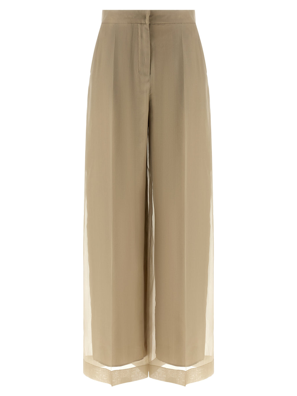 Max Mara Beige Seidenhose