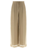 Max Mara Beige Seidenhose