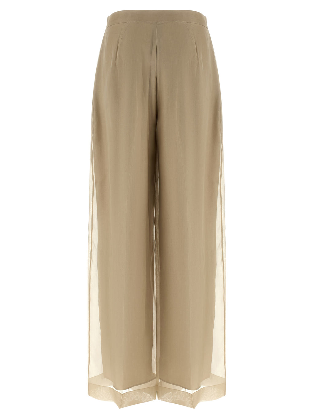 Max Mara Beige Seidenhose