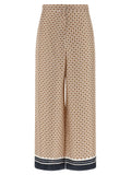 Max Mara Blaue Seidenhose