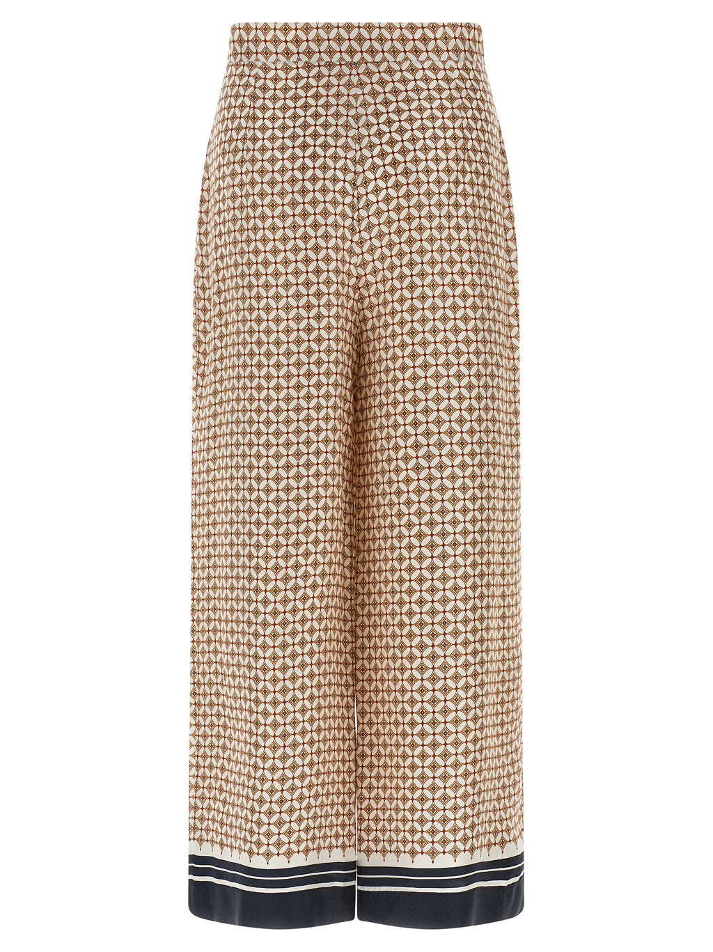 Max Mara Blaue Seidenhose