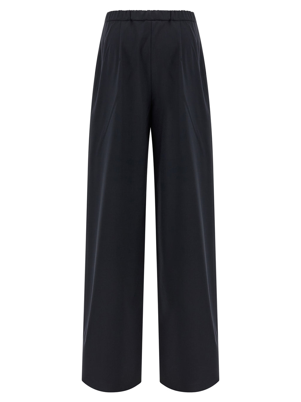 Max Mara Blaue Hose aus reiner Schurwolle