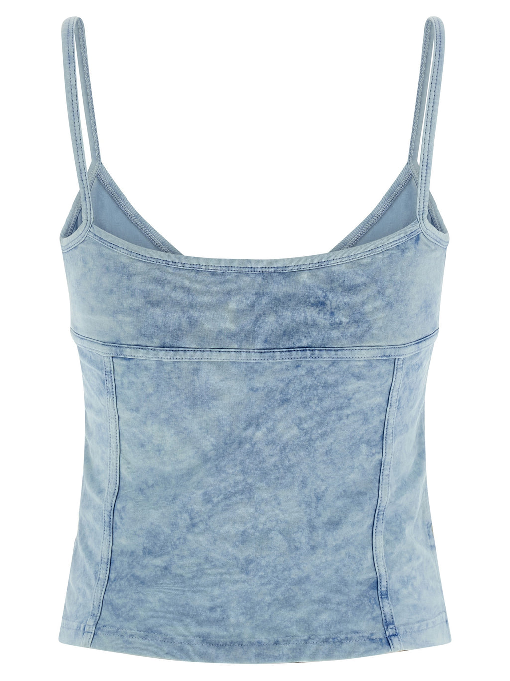 Diesel Blaues Baumwoll-Top