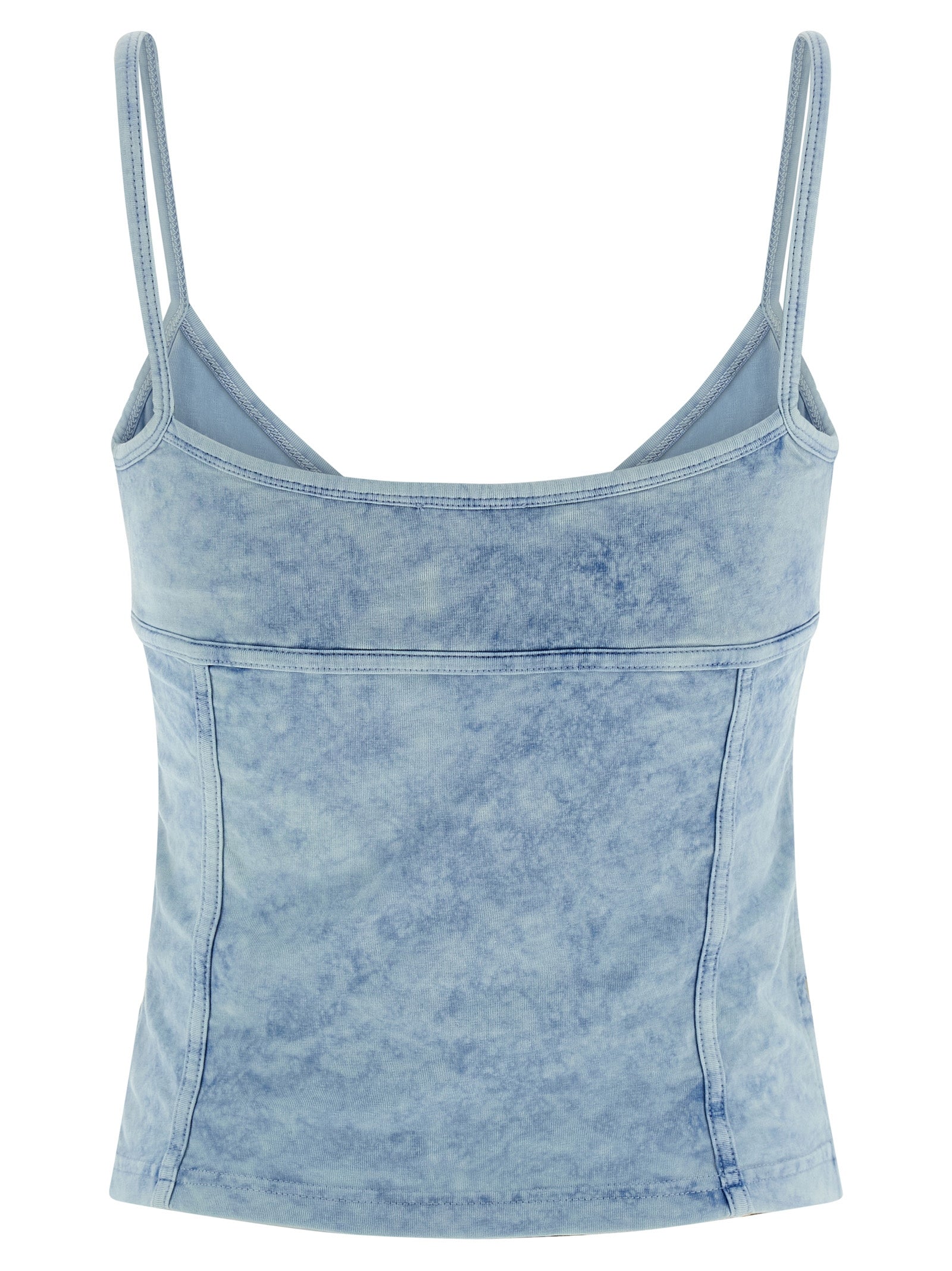 Diesel Blaues Baumwoll-Top