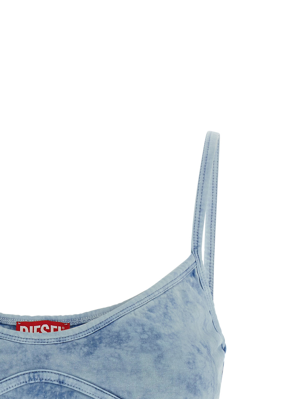 Diesel Blaues Baumwoll-Top