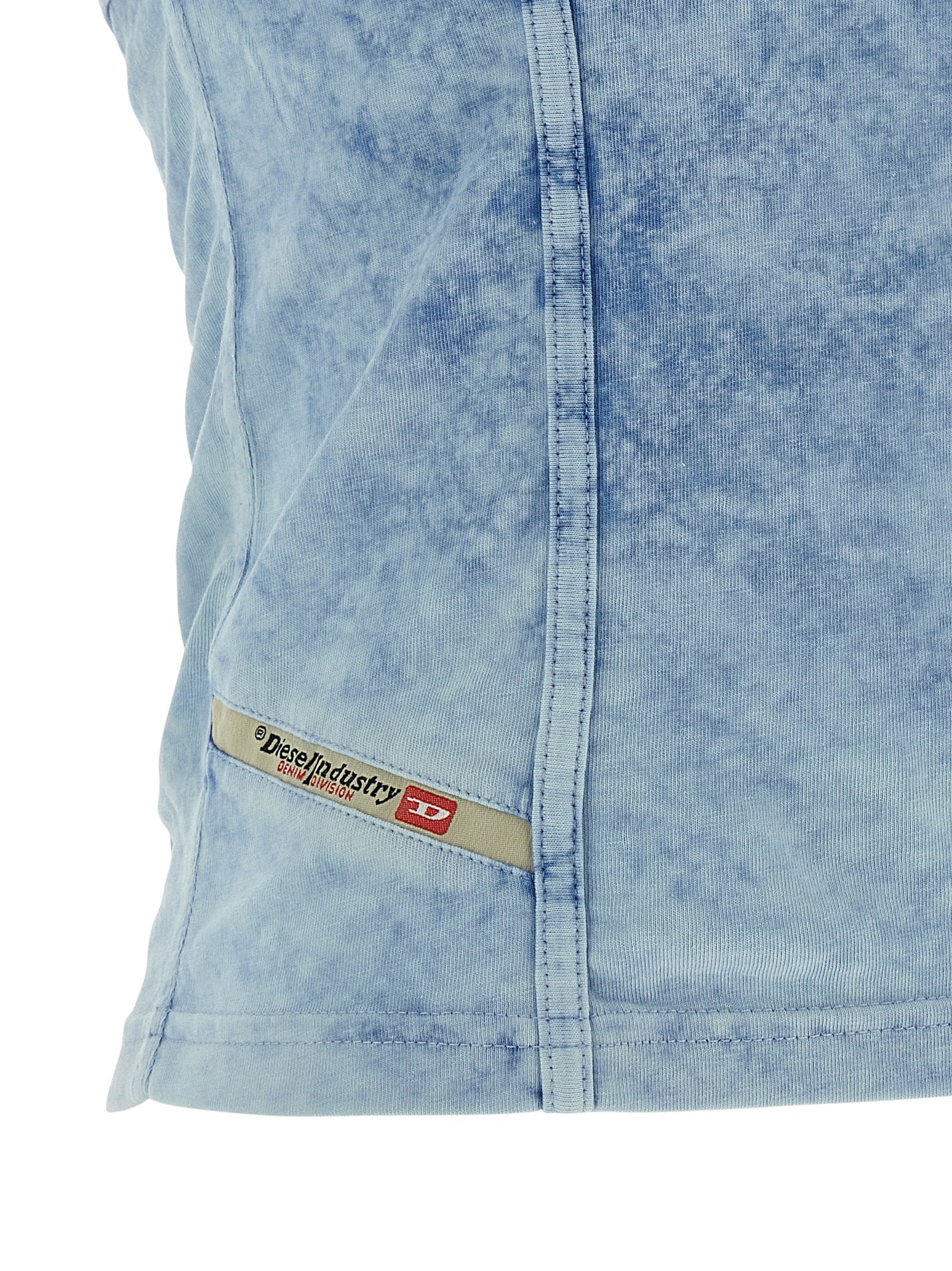 Diesel Blaues Baumwoll-Top