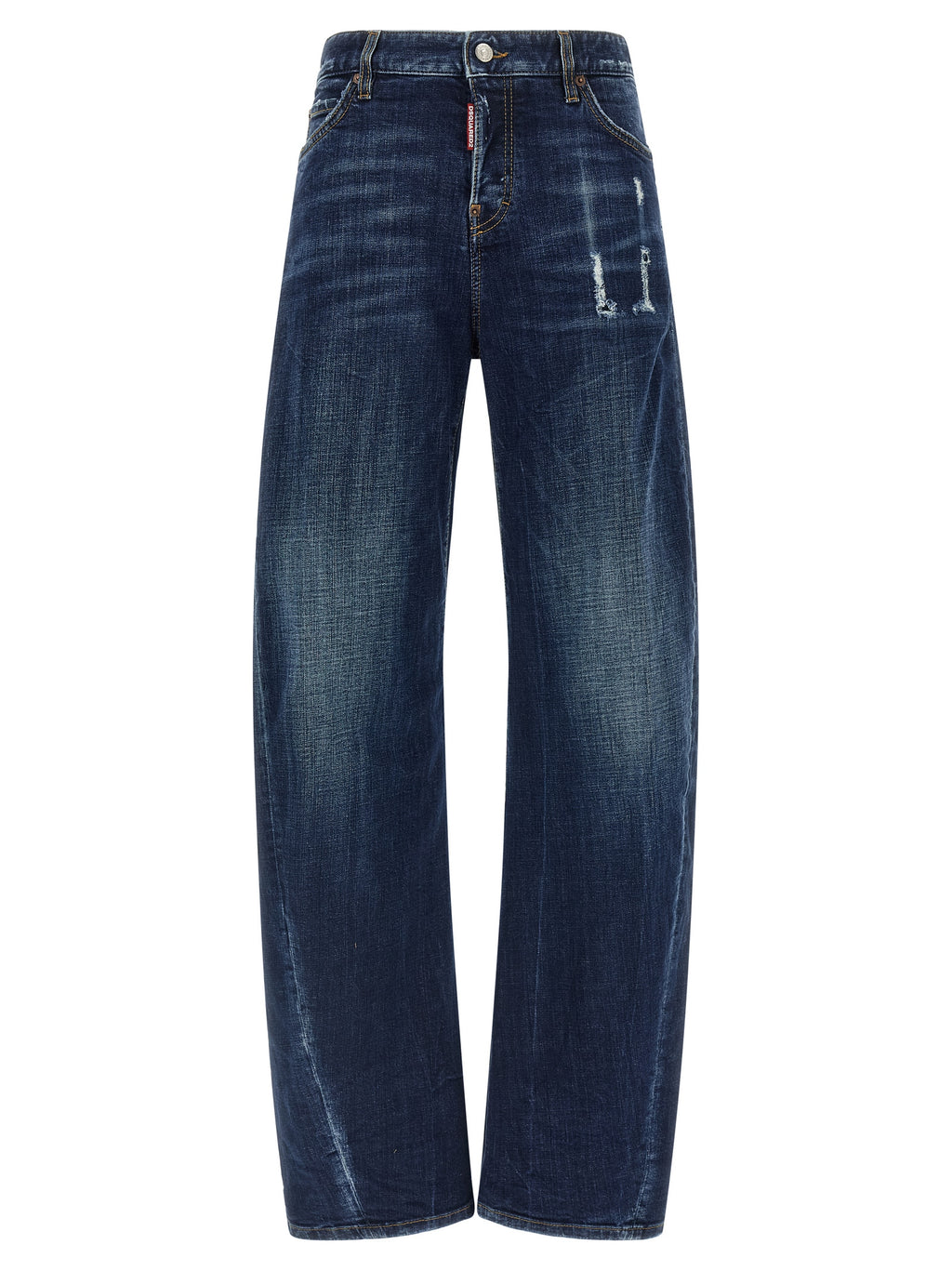 Dsquared² Blaue Baumwolljeans im Relaxed Fit