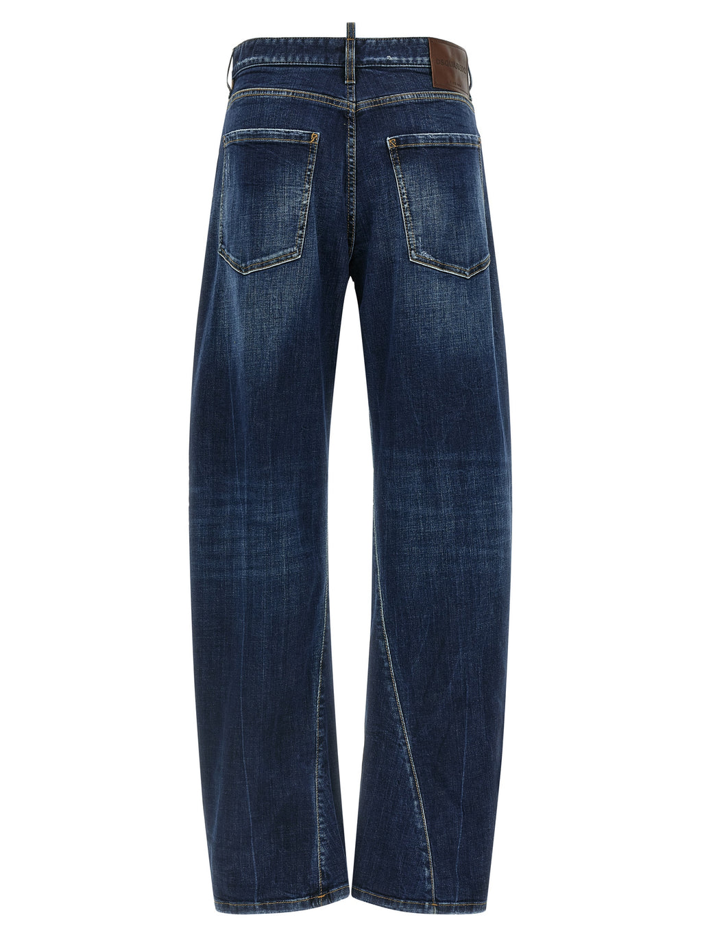 Dsquared² Blaue Baumwolljeans im Relaxed Fit
