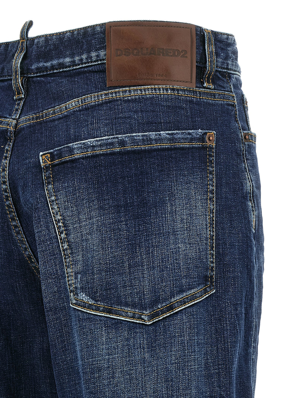 Dsquared² Blaue Baumwolljeans im Relaxed Fit