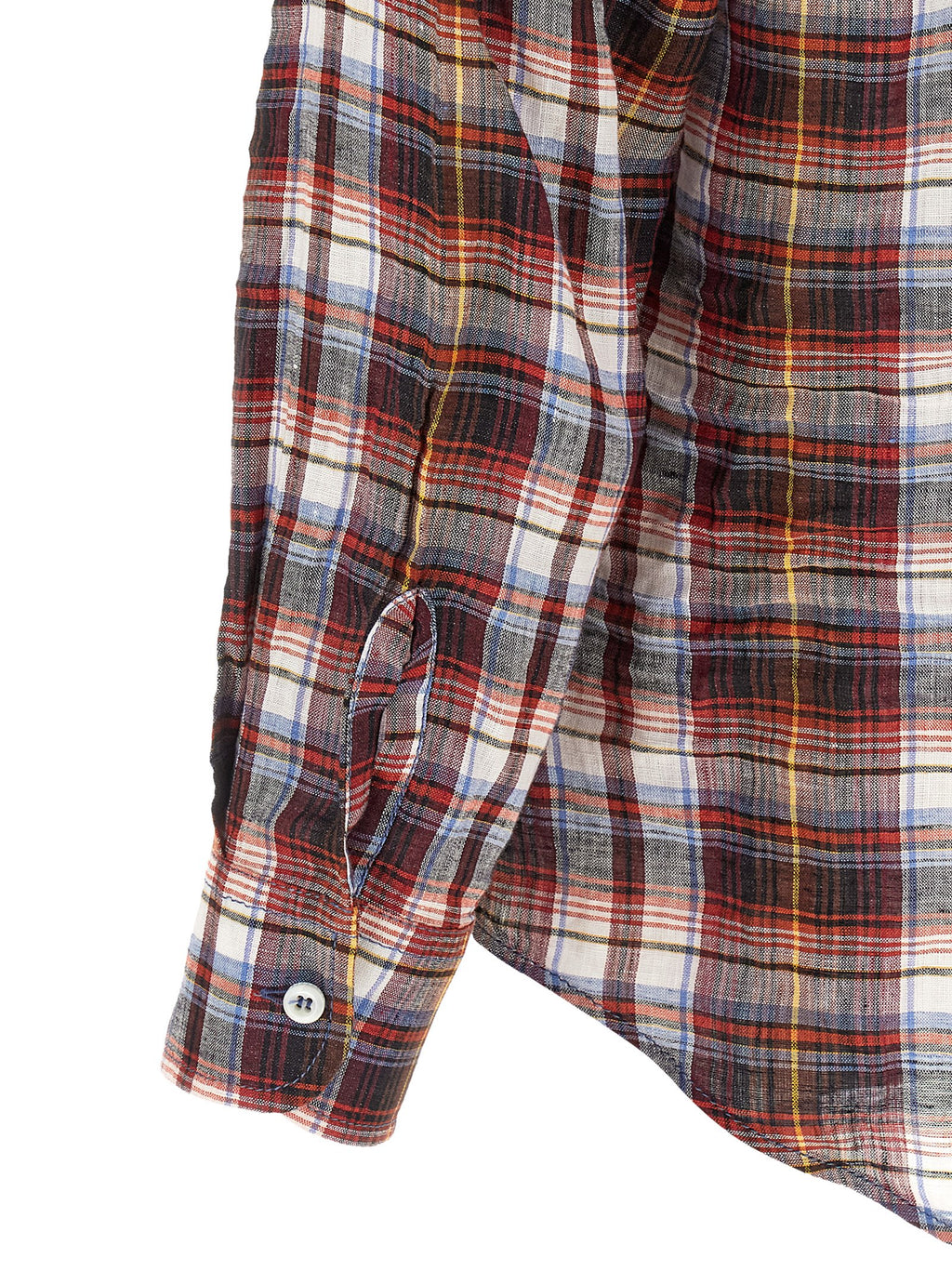 Dsquared² Mehrfarbige Leinenbluse