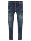 Dsquared² Blaue Baumwolljeans Denim