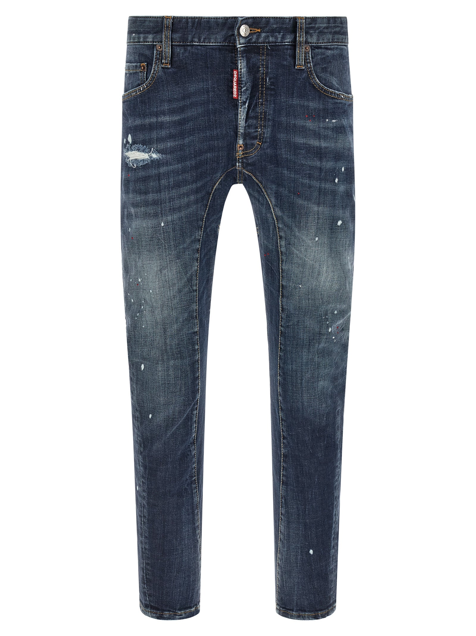 Dsquared² Blaue Baumwolljeans Denim