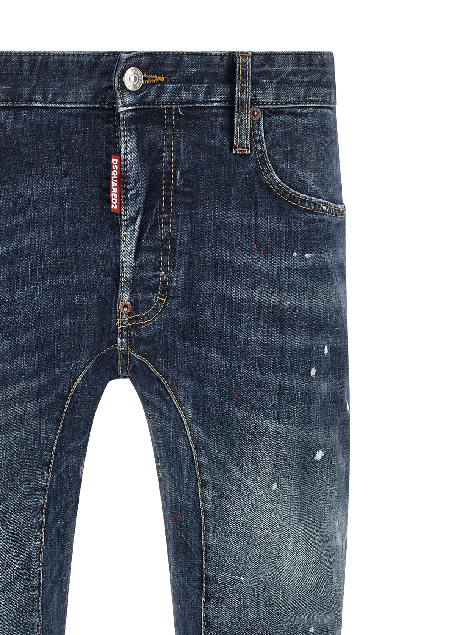 Dsquared² Blaue Baumwolljeans Denim