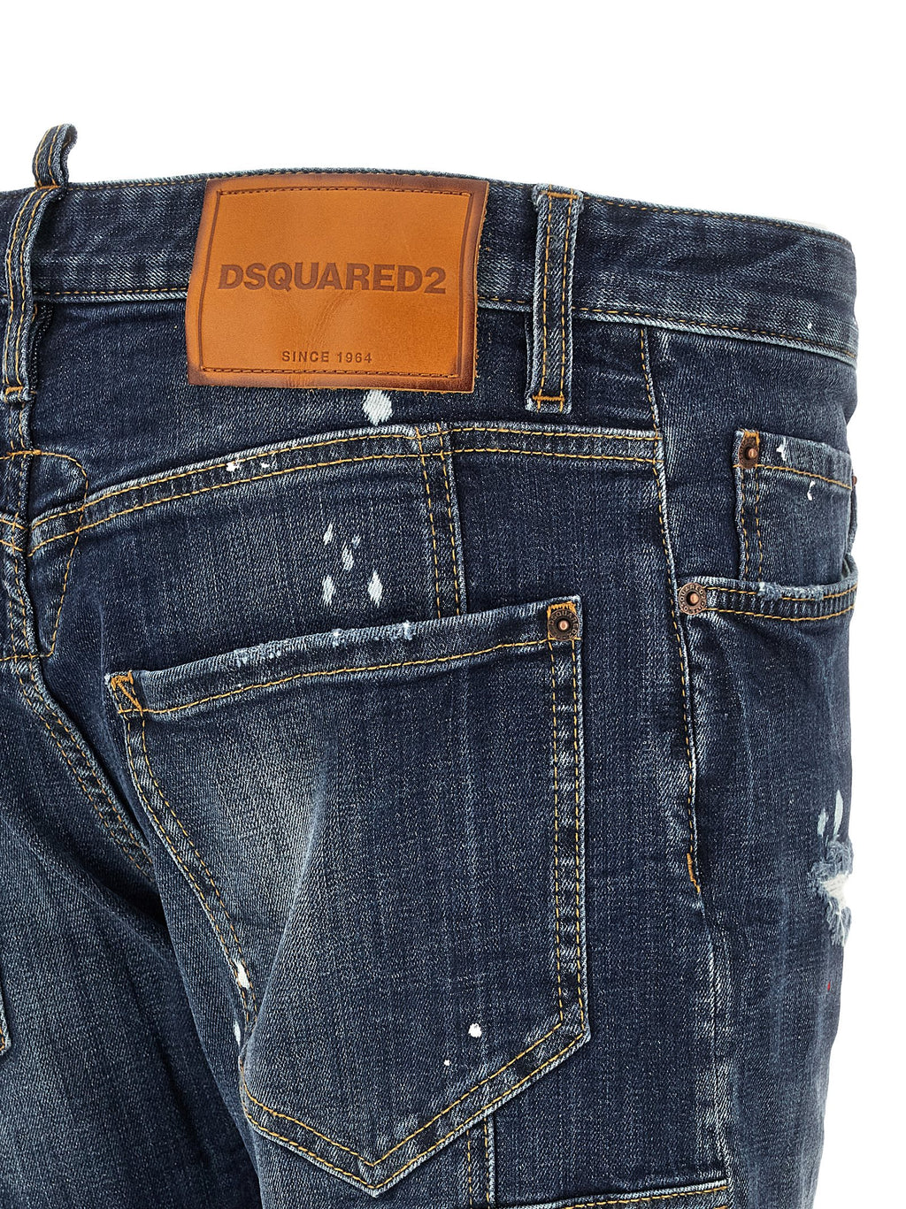 Dsquared² Blaue Baumwolljeans Denim