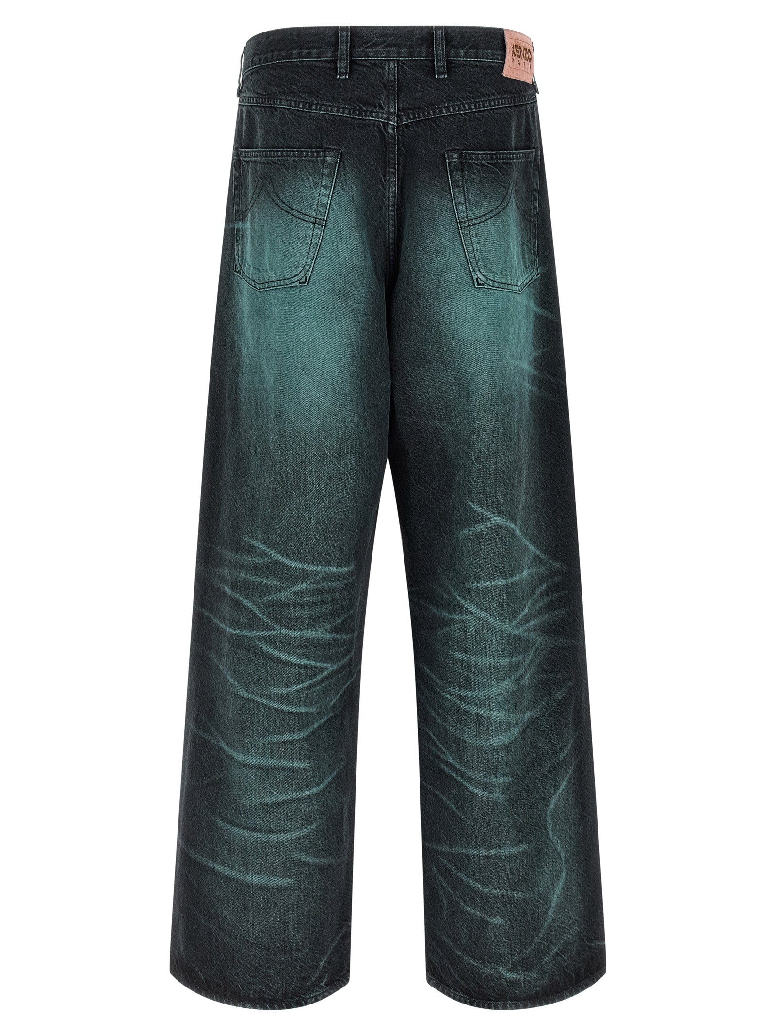 Kenzo Blaue Baumwolljeans Denim