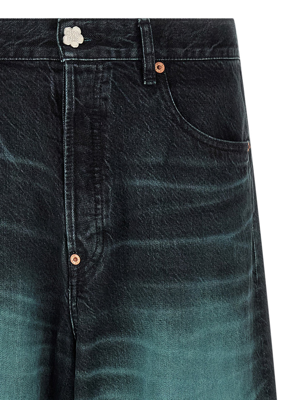 Kenzo Blaue Baumwolljeans Denim