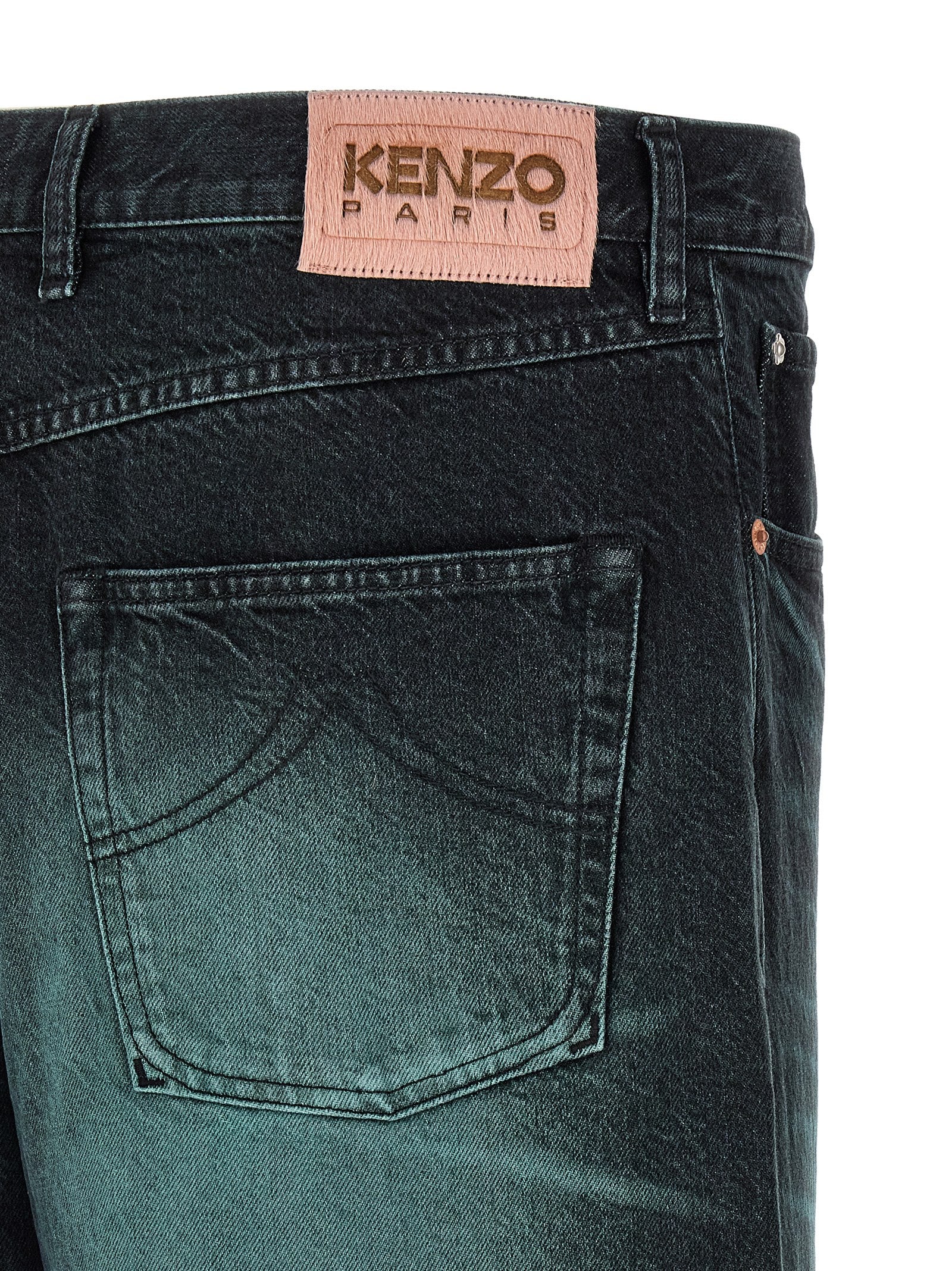 Kenzo Blaue Baumwolljeans Denim