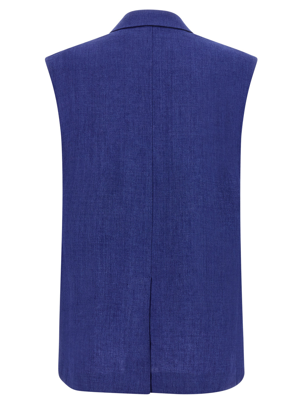 Max Mara Blaue Leinen-Weste
