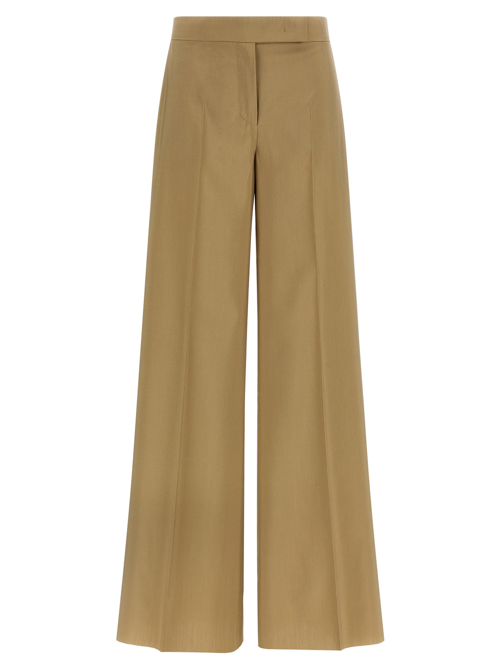 Max Mara Beige Virgin Wool Anzughose