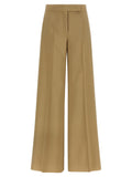 Max Mara Beige Virgin Wool Anzughose