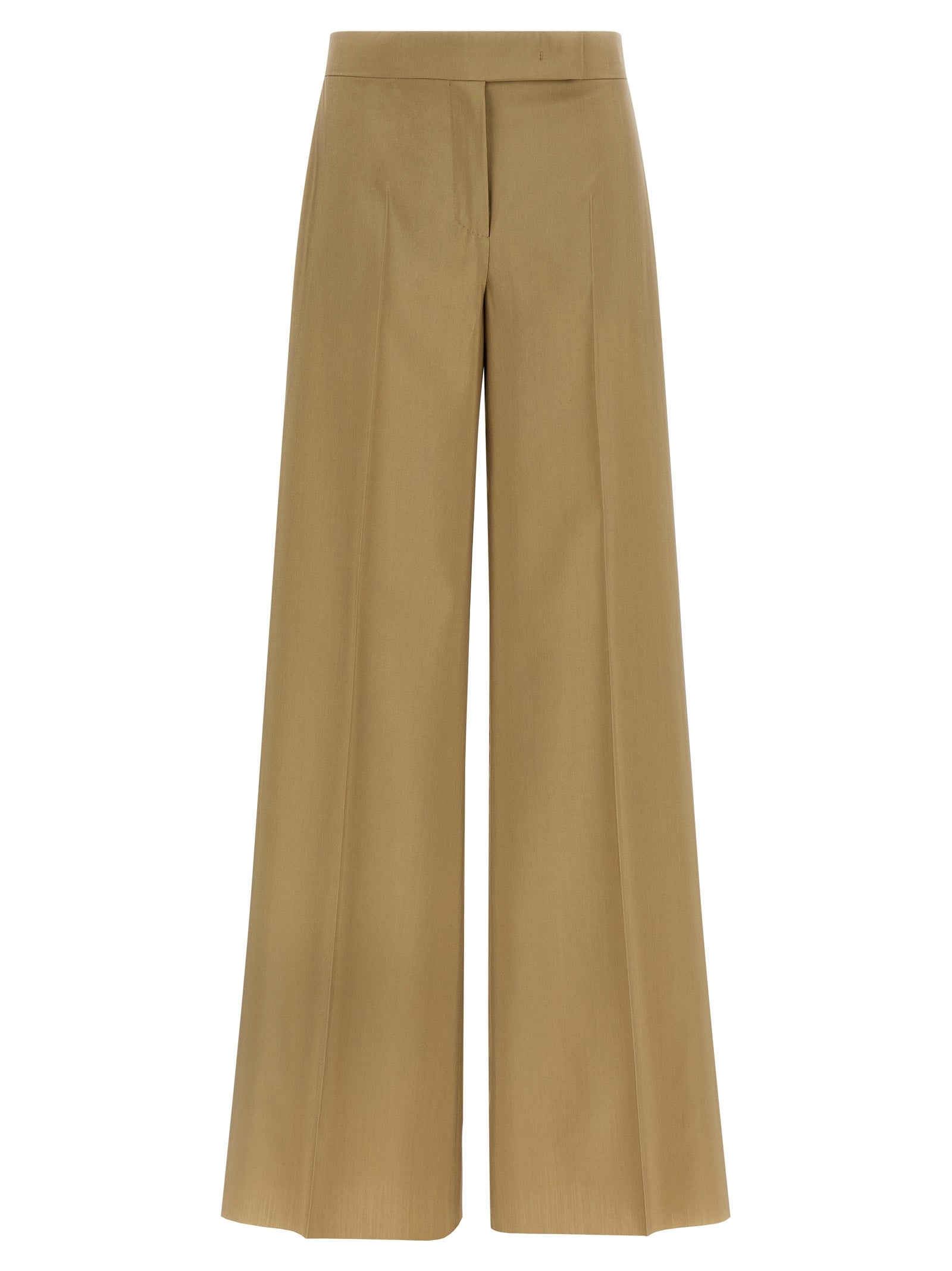 Max Mara Beige Virgin Wool Anzughose