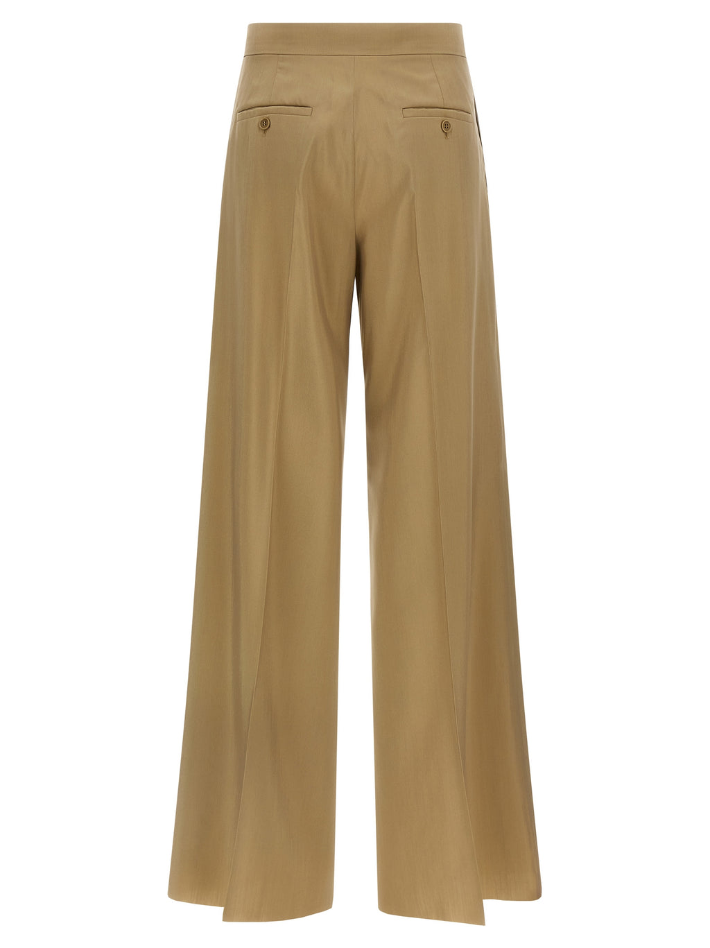 Max Mara Beige Virgin Wool Anzughose