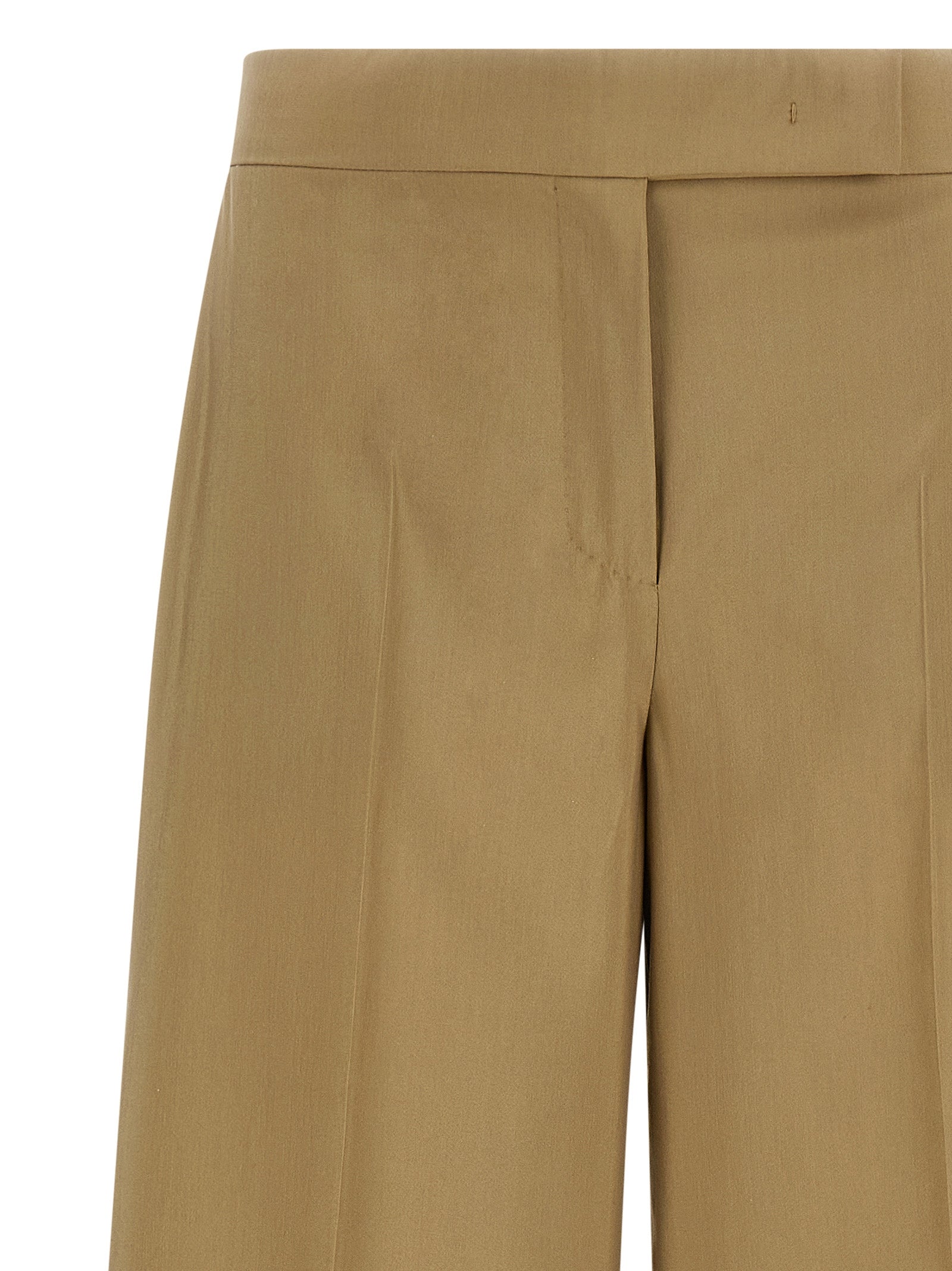 Max Mara Beige Virgin Wool Anzughose