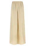 Max Mara Beige Leinen Freizeithose