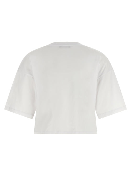 Balmain Weißes Baumwoll-T-Shirt