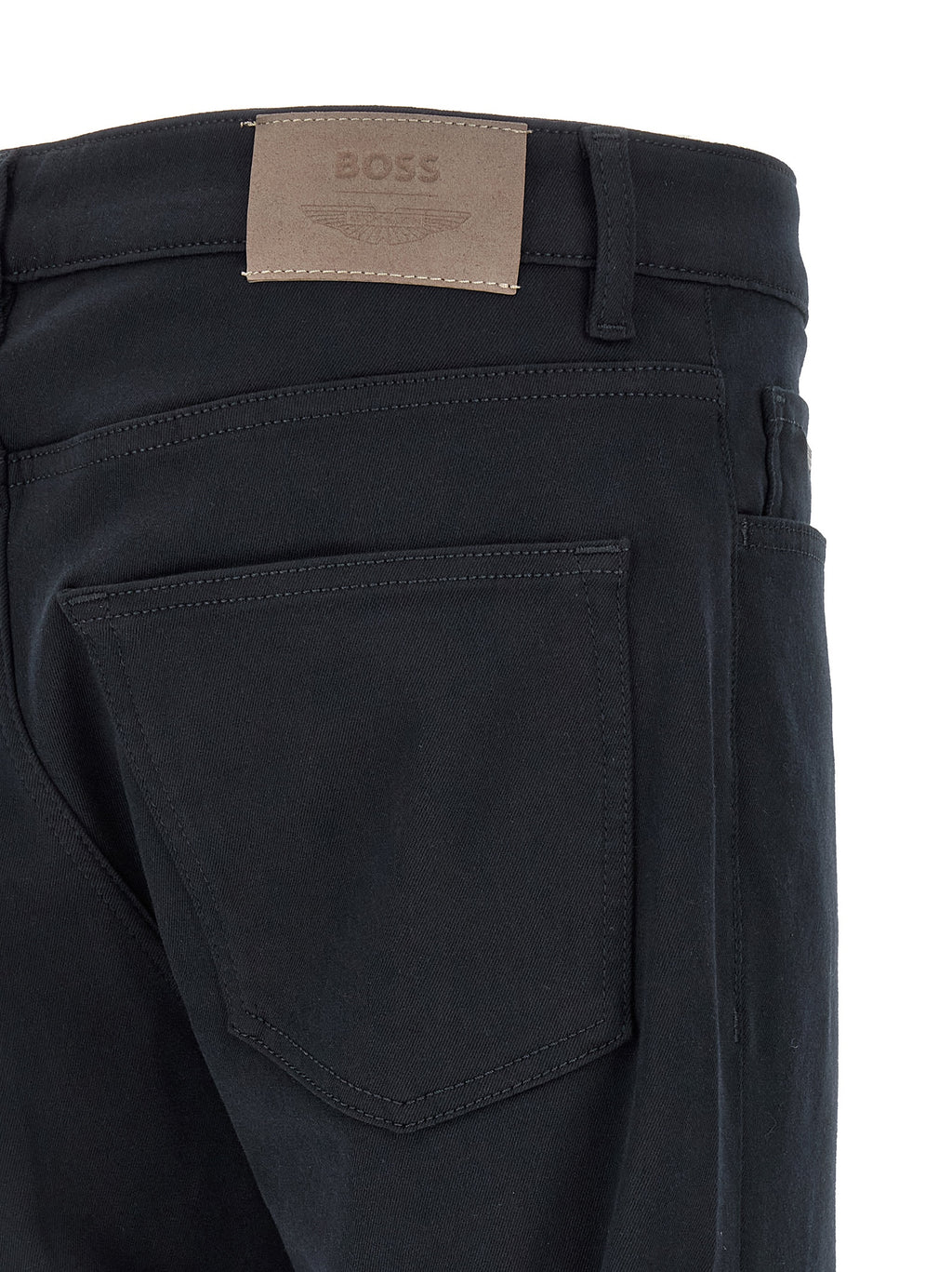 Hugo Boss Blaue Jeans mit geradem Bein aus Polyester