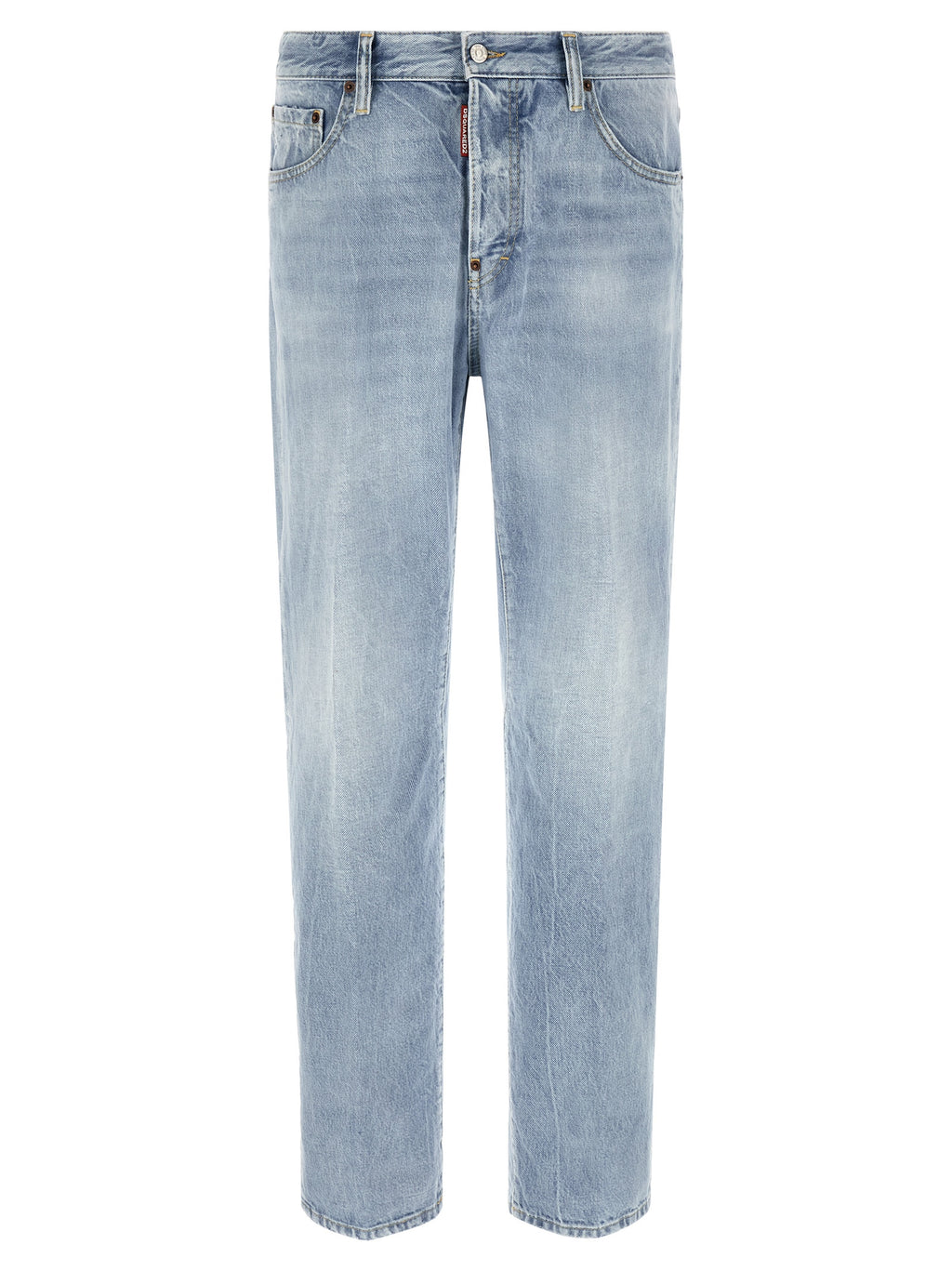 Dsquared² Blaue Jeans aus Baumwolle im geraden Schnitt