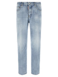 Dsquared² Blaue Jeans aus Baumwolle im geraden Schnitt