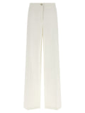 PINKO Weiße Leinen-Freizeithose
