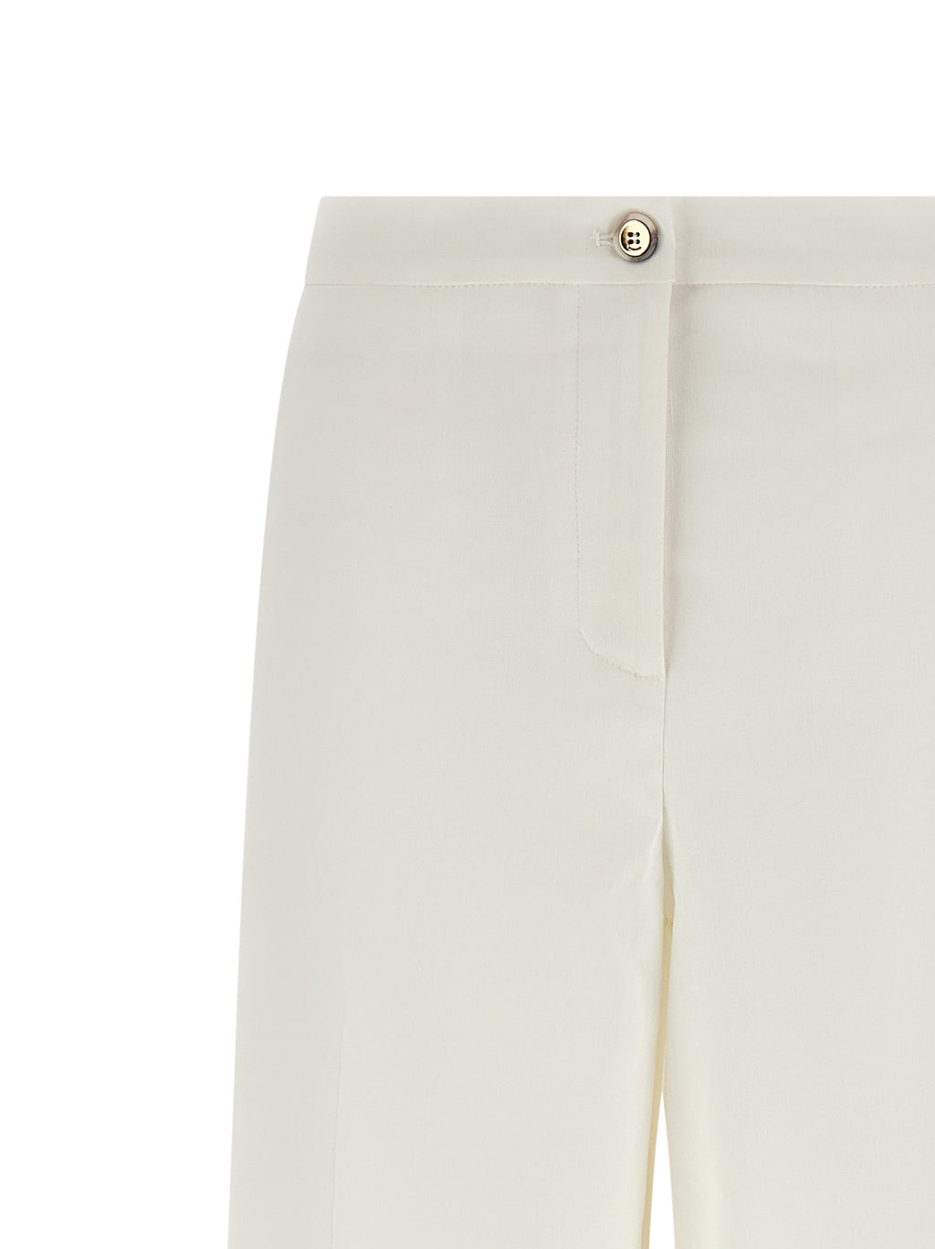 PINKO Weiße Leinen-Freizeithose
