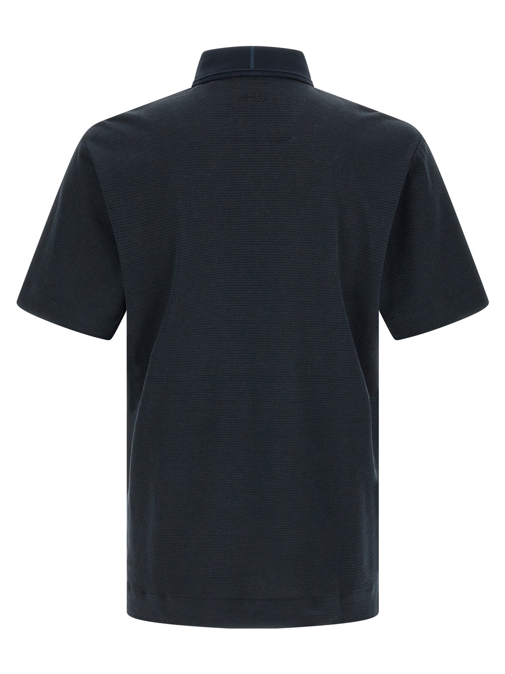 Hugo Boss Blaues Baumwoll-Polohemd