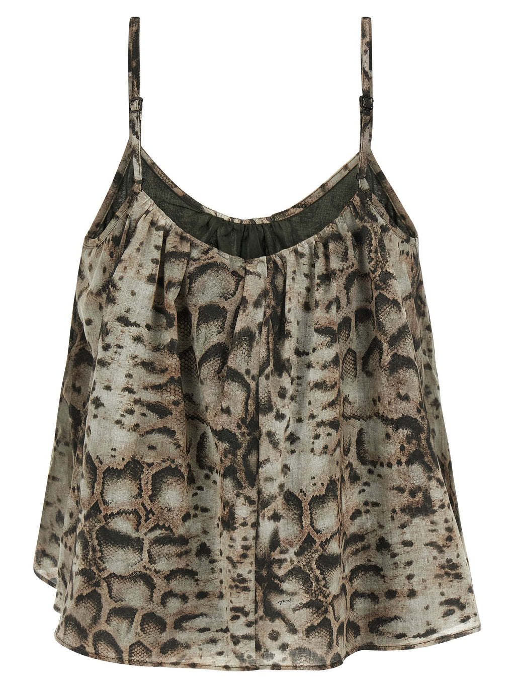 PINKO Graue Baumwollbluse