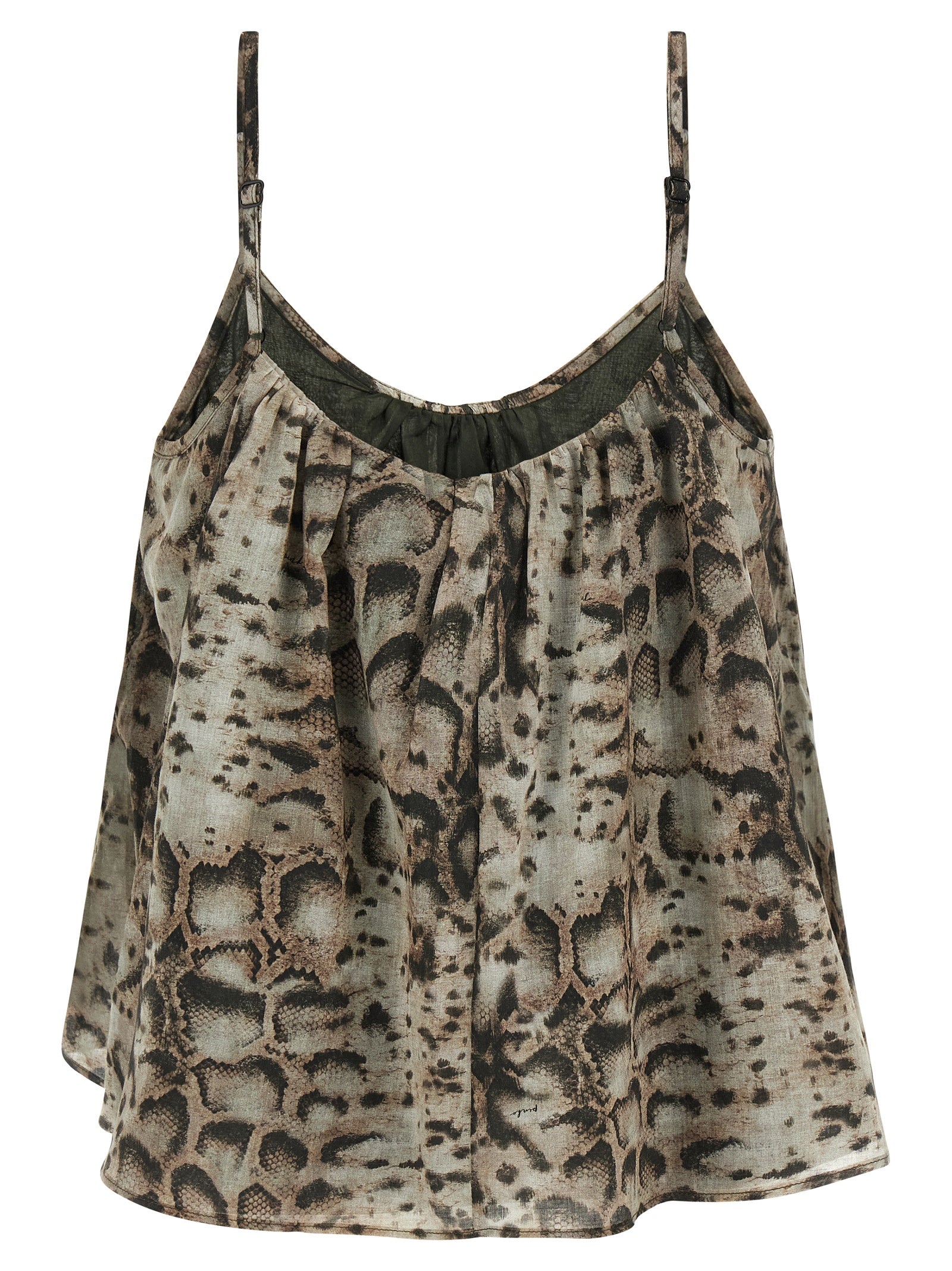 PINKO Graue Baumwollbluse