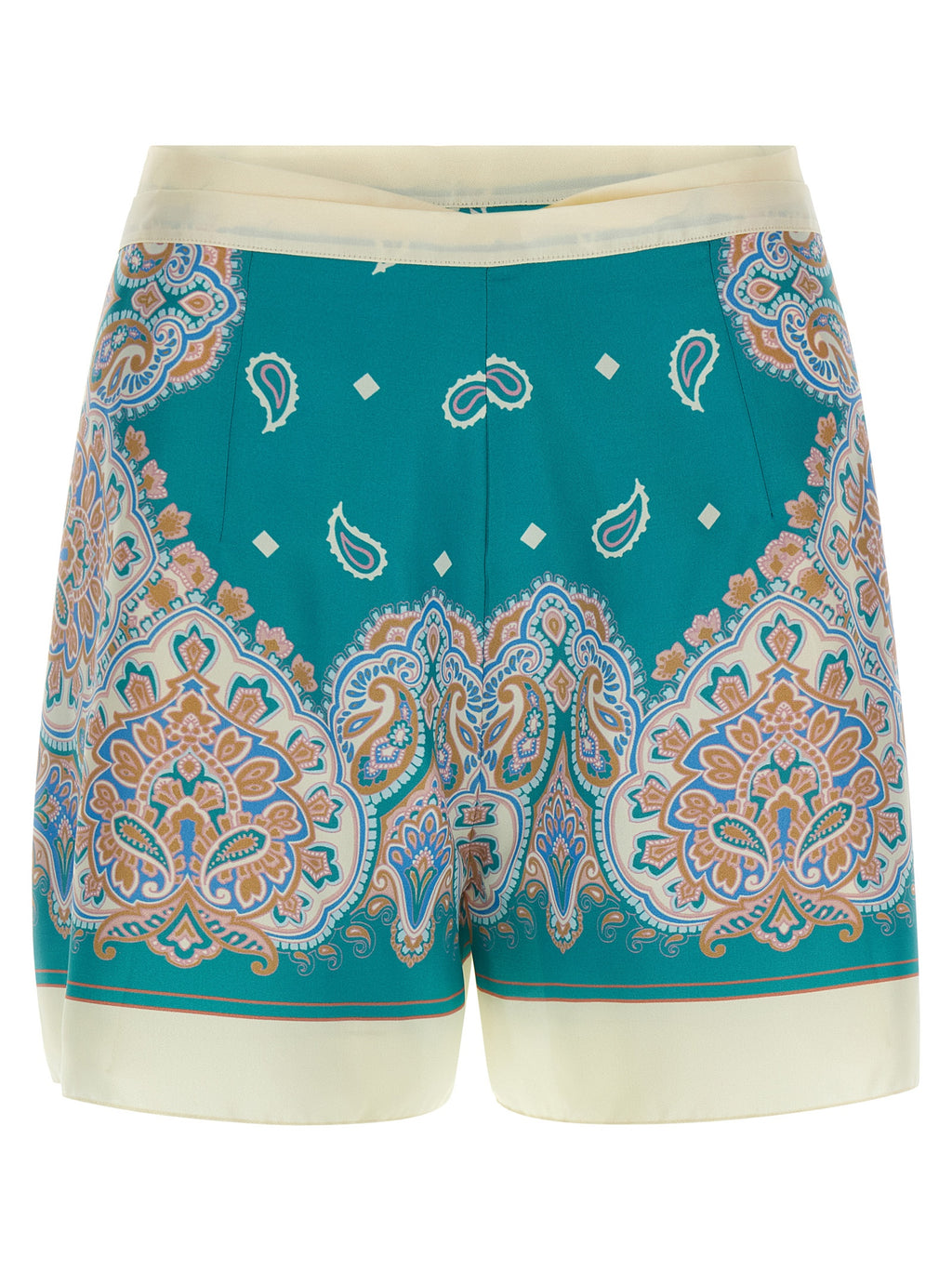 PINKO Mehrfarbige Viskose-Shorts