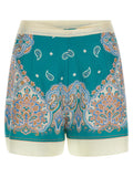 PINKO Mehrfarbige Viskose-Shorts