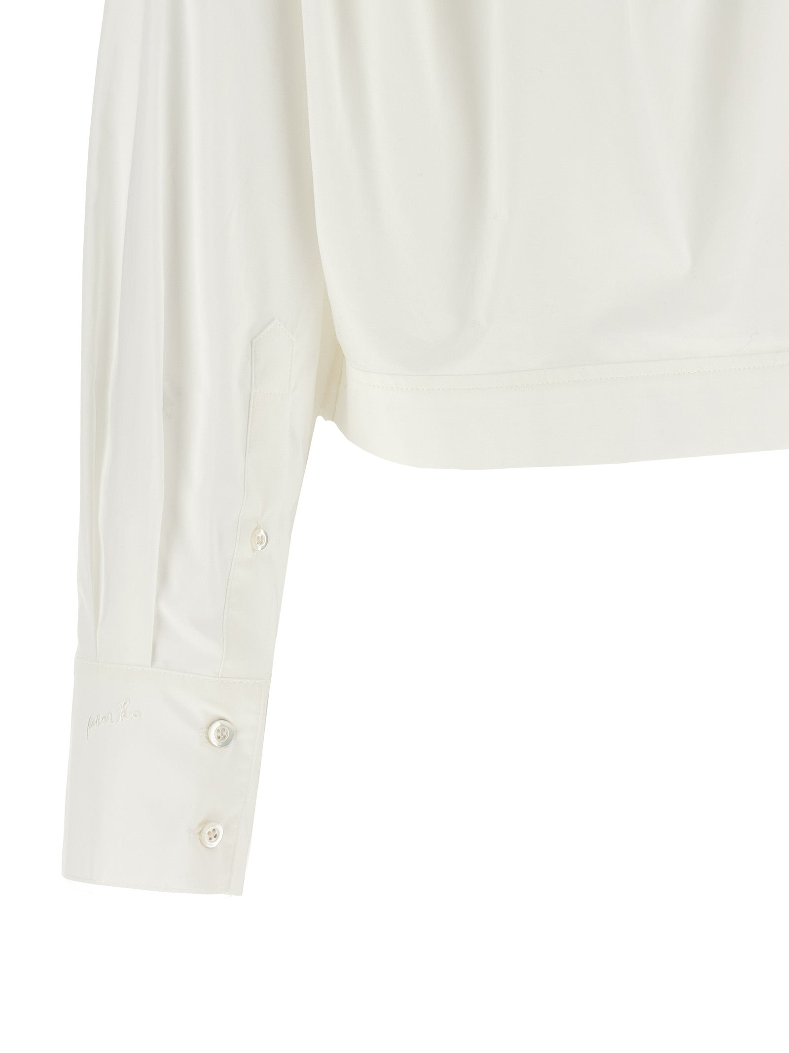 PINKO Weiße Baumwollbluse