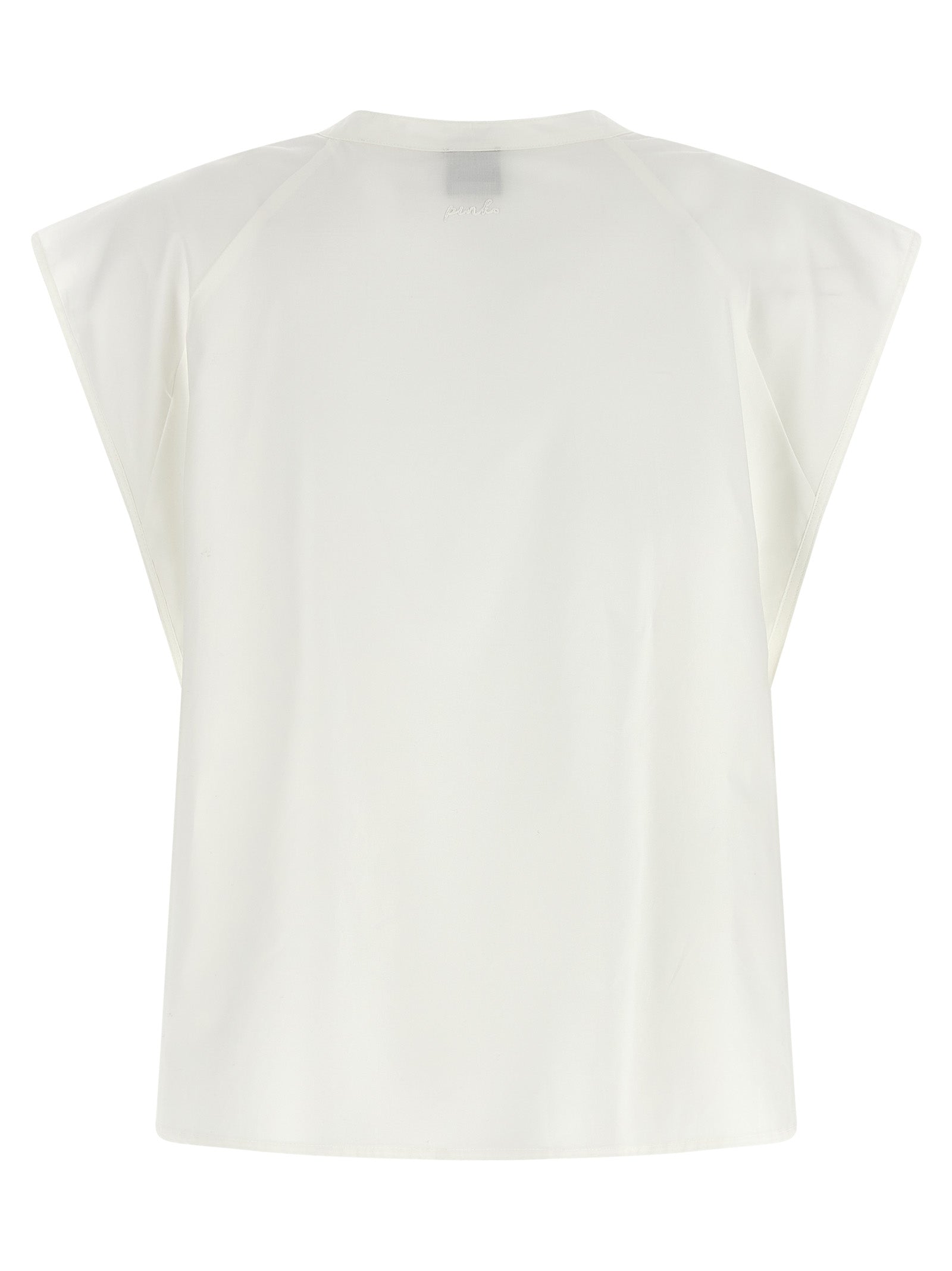 PINKO Weiße Baumwollbluse