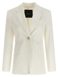 PINKO Weißer Leinenblazer