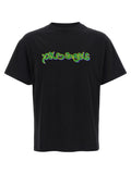 Palm Angels Schwarzes Baumwoll-T-Shirt