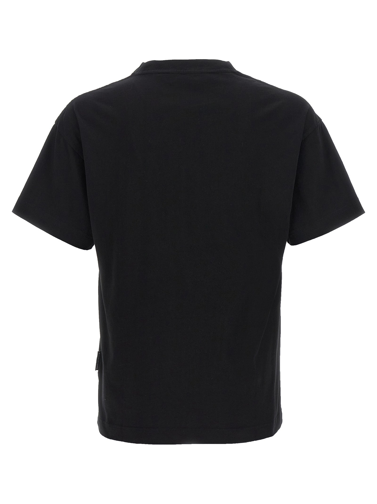 Palm Angels Schwarzes Baumwoll-T-Shirt