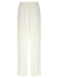 Max Mara Weiße Leinen-Freizeithose