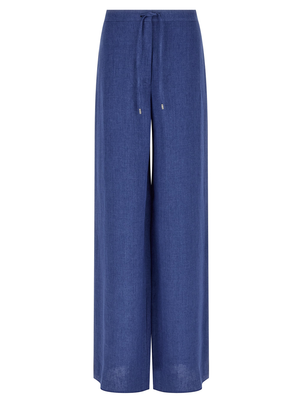 Max Mara Blaue Leinenhose